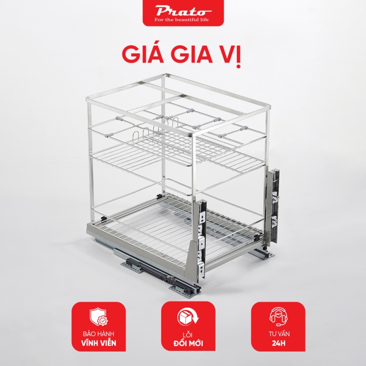 Kệ gia vị đồ khô Prato